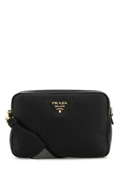 Prada | Prada Logo Detailed Zipped Crossbody Bag