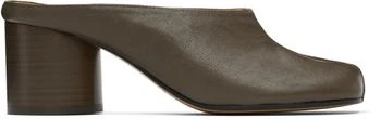 MAISON MARGIELA | Brown Tabi Décolleté Mule Heels