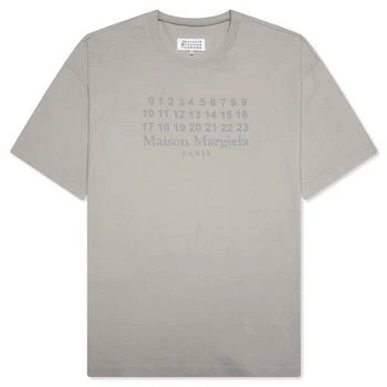 MAISON MARGIELA | Maison Margiela Numbers Motif Printed Crewneck T-Shirt