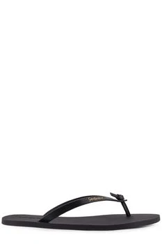 Yves Saint Laurent | Saint Laurent Logo Lettering Thong Sandals