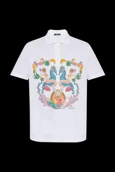 Versace | Versace Graphic Printed Short-Sleeved Polo Shirt