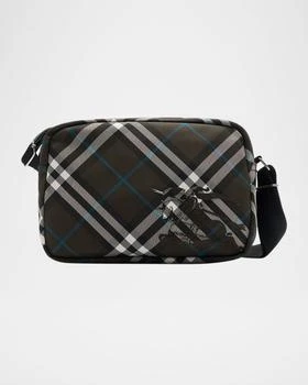 Burberry | Men
s Classics Check Crossbody Bag