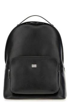 Dolce & Gabbana | Dolce & Gabbana Logo Plaque Zipped Backpack