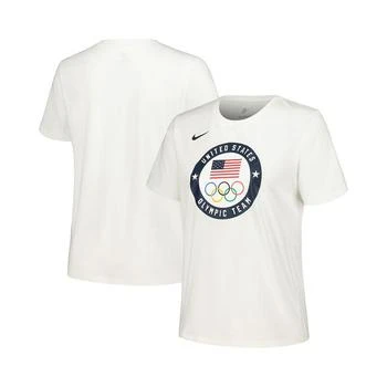 Nike Women's White Team USA 2024 Summer Olympics Media Day Look Essentials T-shirt