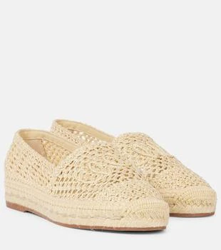 Chloé | Isla logo crochet espadrilles