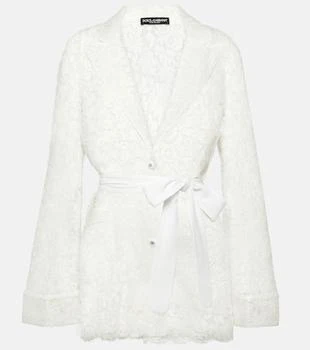 Dolce
Gabbana | Bow-detail lace jacket