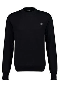 Balmain | Balmain Logo Intarsia Crewneck Jumper
