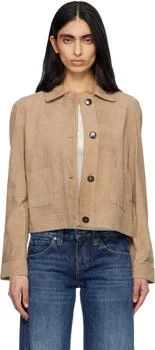 Max Mara | Tan Baia Suede Jacket