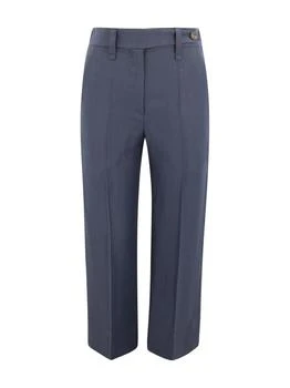 Brunello Cucinelli | Brunello Cucinelli Fluid Twill Cigarette Trousers