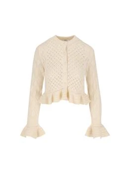 Chloé | Chloé Ruffled Knit Cardigan