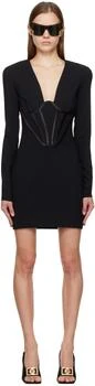 Versace | Black Corset Mini Dress