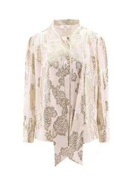 Chloé | Chloé Gathered Lavallière Blouse