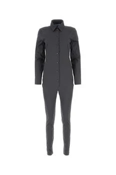 Prada | Prada Logo Patch Long-Sleeved Jumpsuit