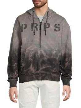 ​Mt. Hood Dip-Dye Cotton Zip Hoodie