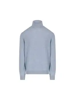 Brunello Cucinelli | Brunello Cucinelli Ribbed Turtleneck Knitted Sweater