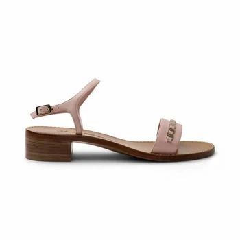 Salvatore Ferragamo | Women's Chain Detail Sandals In Pink