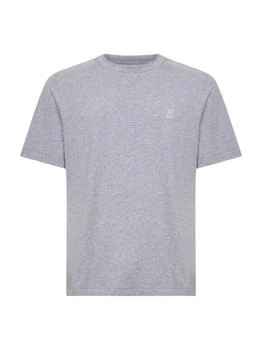 Brunello Cucinelli | Brunello Cucinelli Logo Embroidered Crewneck T-Shirt