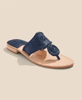 Jack Rogers Flat Leather Sandals