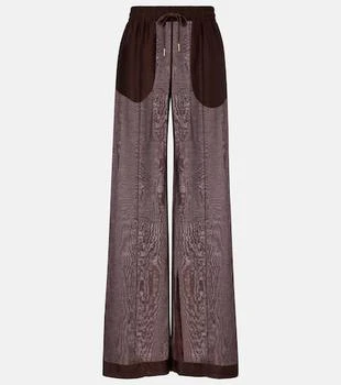 Tom Ford | Cotton and silk palazzo pants