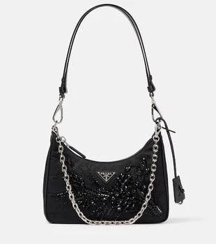 Prada | Re-Edition embellished shoulder bag