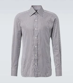 Tom Ford | Ladder striped cotton shirt