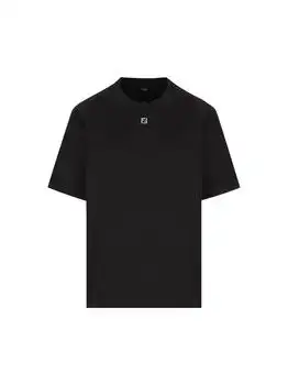 Fendi | Fendi FF Plaque Crewneck T-Shirt