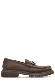 Salvatore Ferragamo | Ferragamo Gancini Ornament Slip-On Loafers