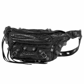 Balenciaga Leather Fanny Pack Pouch Sling Bag (Pre-Owned)