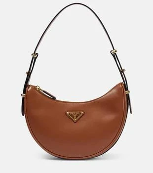 Prada | Arqué leather shoulder bag