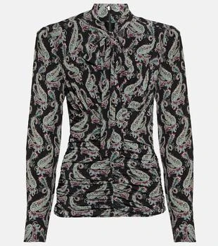 Isabel Marant | Linazioa paisley ruched top