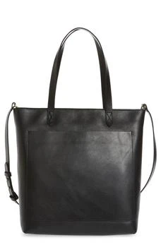 Madewell The Zip-Top Medium Transport Leather Tote