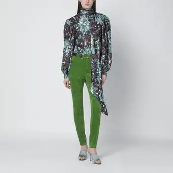 Gucci | Printed silk twill blouse