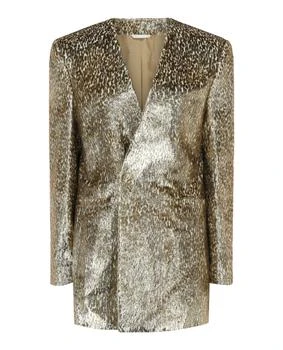 Givenchy | Animal Print Single-Breasted Blazer