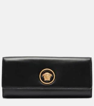 Versace | La Medusa leather clutch