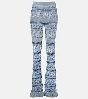 ETRO | Crochet cotton flared pants