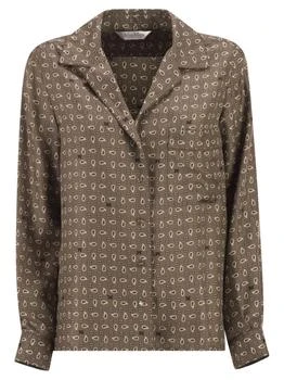 Max Mara | Max Mara Patterned Semi Fitted Shirt