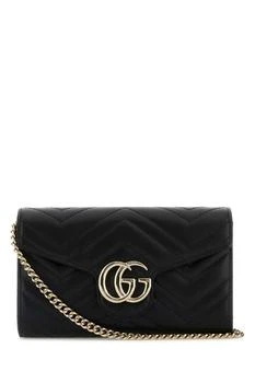 Gucci | Gucci Logo Plaque Quilted Clutch Bag