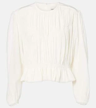 Isabel Marant | Gelina crêpe de chine blouse