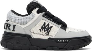 AMIRI | White & Gray MA Patch MA-1 Sneakers
