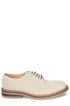 Brunello Cucinelli | Brunello Cucinelli Round Toe Lace-Up Derby Shoes