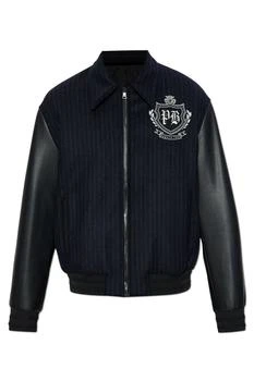 Balmain | Balmain Zip-Up Panelled Bomber Jacket