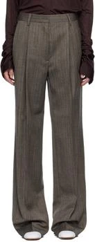 Dries Van Noten | Gray Wool Trousers