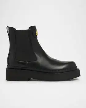 Valentino | VLogo Signature Leather Beatle Chelsea Boots