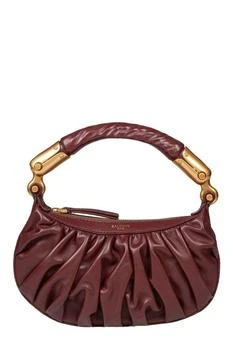 Balmain | Balmain Ebene Ruche Detailed Mini Top Handle Bag