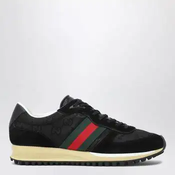 Gucci | Sneakers Re-Motion in black GG fabric