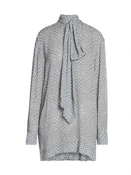 Dries Van Noten | Chaddy Polka Dot Scarf Blouse