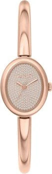 Michael Kors Michael Kors Women's Maude Three-Hand Rose Gold-Tone Stainless Steel Watch (Model: MK7594)