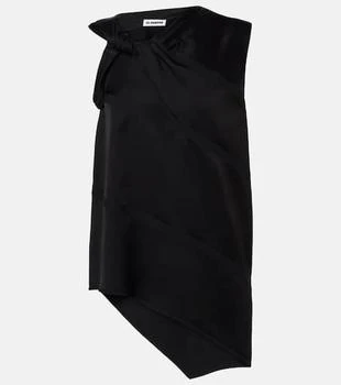 Jil Sander | Asymmetric satin top