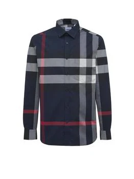 Burberry | Burberry Checkered Long-Sleeved Shirt
