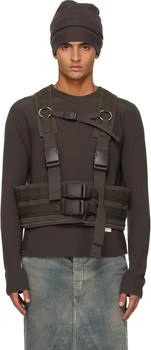 Rick Owens | Brown Concordians Harness Vest